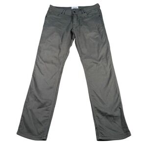 DU/ER Performance Pants Mens 32x30 Olive Green Slim Straight MNSOA033 REI